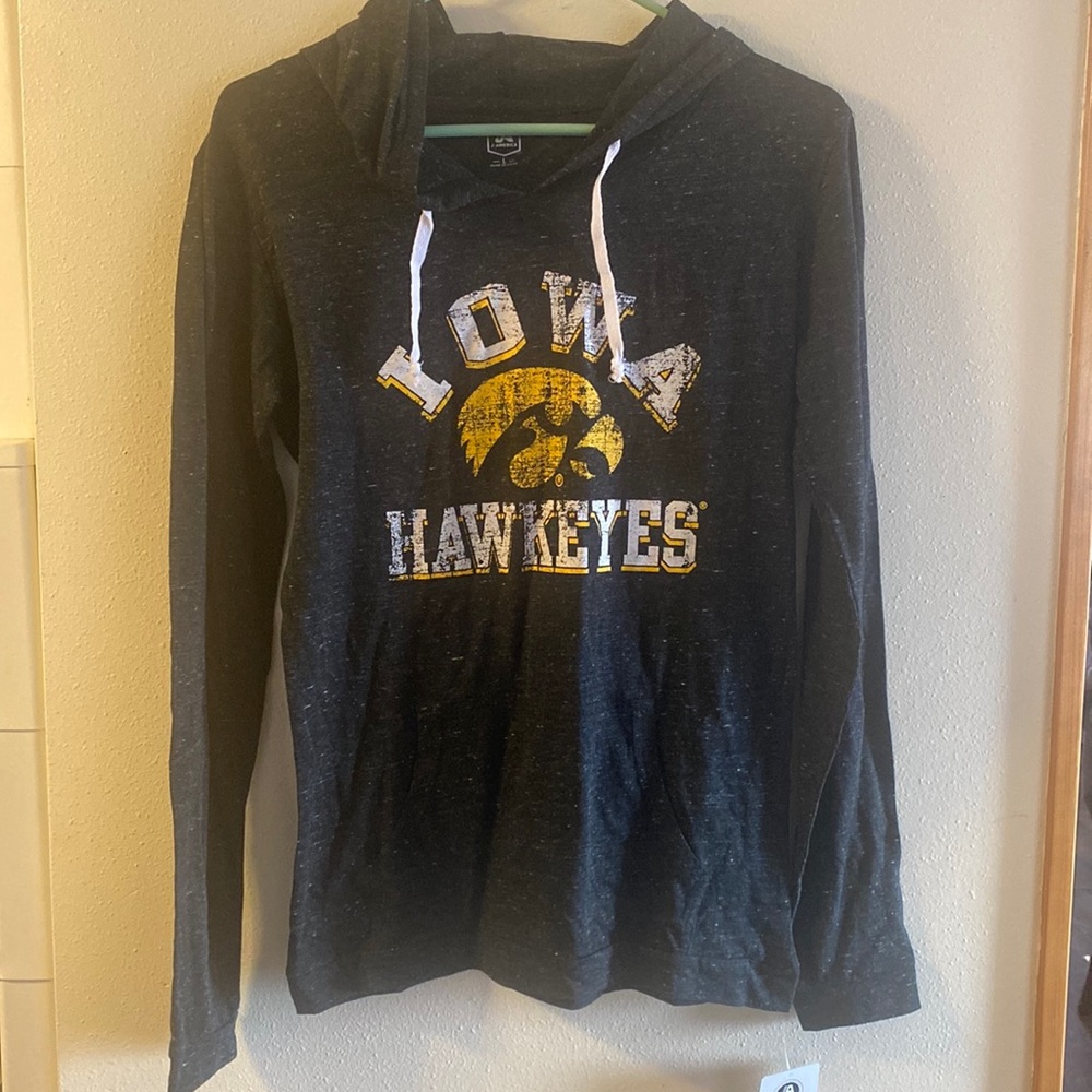 Brand new with tags light Iowa Hawkeyes hoodie